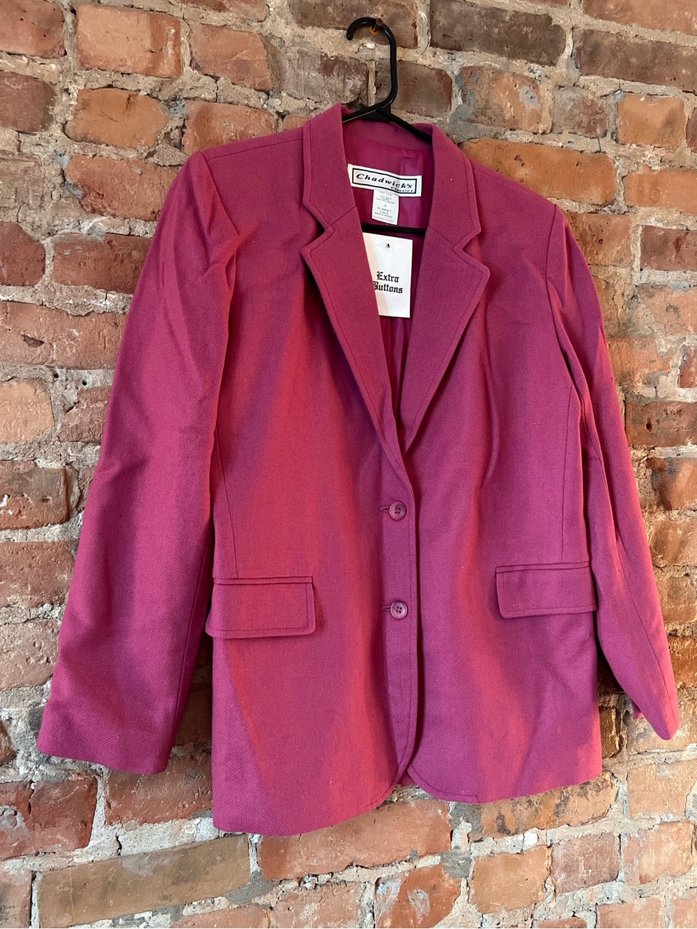 Chadwicks Raspberry-Pink Tailored Blazer